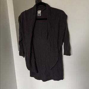 Dynamite Dark Gray Knit Cardigan